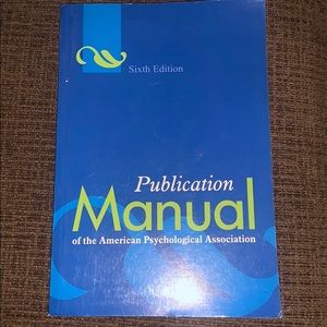 APA format textbook